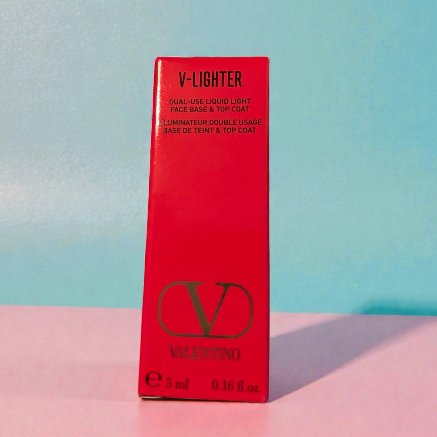 Valentino V-Lighter Dual Use Liquid Light Face Base & Top Coat .16 fl.oz.